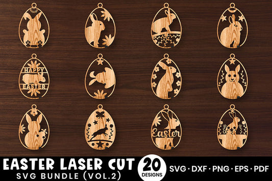 Easter Laser Cut Files - SVG Bundle