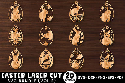 Easter Laser Cut Files - SVG Bundle