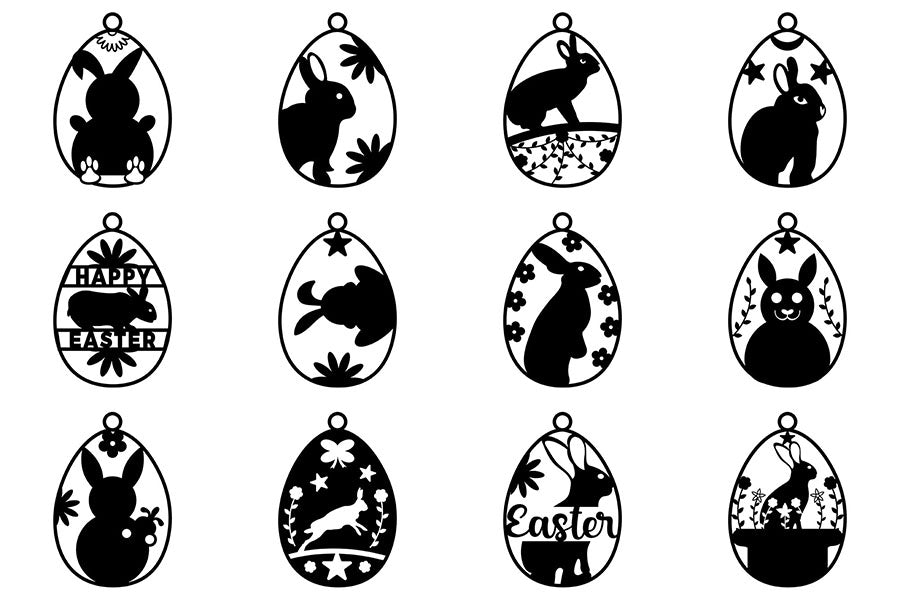 Easter Laser Cut Files - SVG Bundle