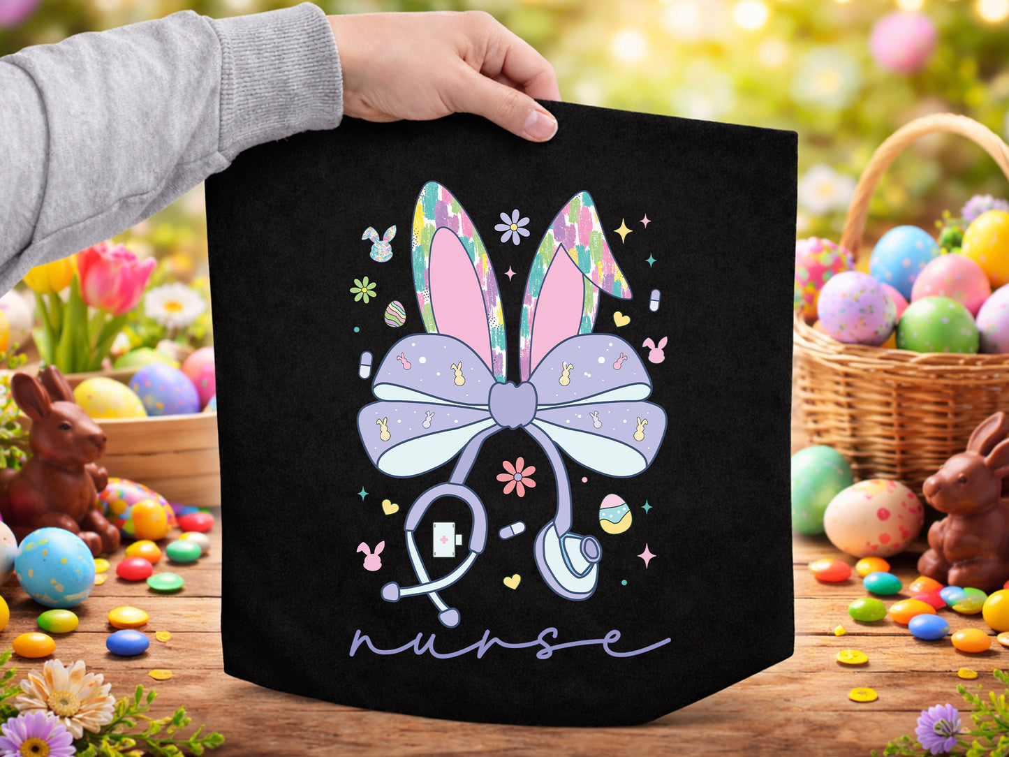 Easter Preppy Coquette Nurse Sublimation