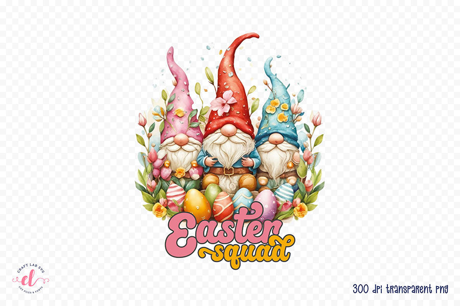 Easter Squad PNG Sublimation Transfer