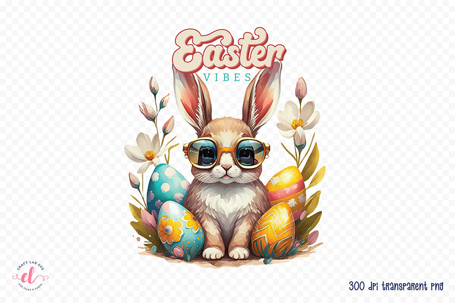 Easter Vibes PNG Sublimation