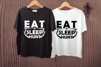 Eat Sleep Hunt Repeat, Hunting SVG Cut File