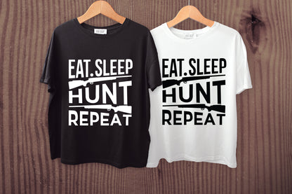 Eat Sleep Hunt Repeat, Hunting SVG Vector