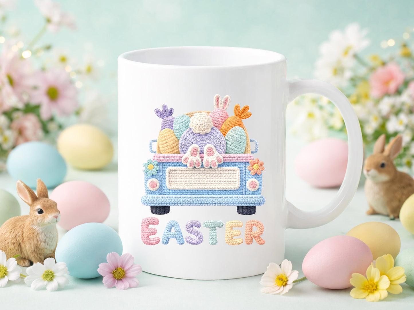 Embroidery Easter PNG Sublimation Print