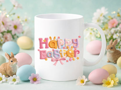 Embroidery Happy Easter Sublimation Transfer