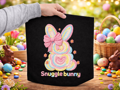 Embroidery Snuggle Bunny Easter Sublimation