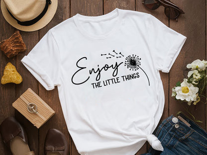 Enjoy the Little Things - Dandelion Motivational SVG