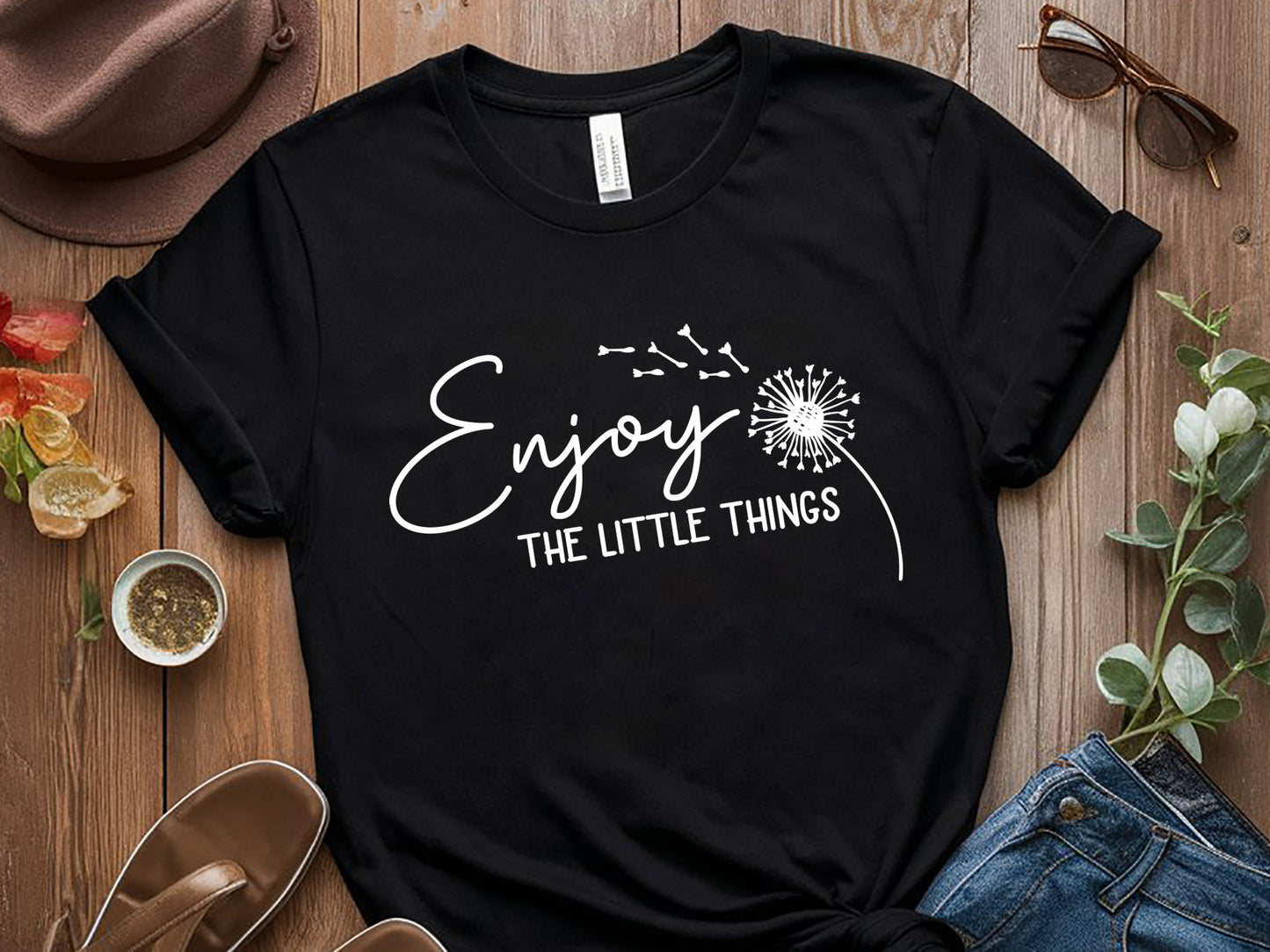 Enjoy the Little Things - Dandelion Motivational SVG