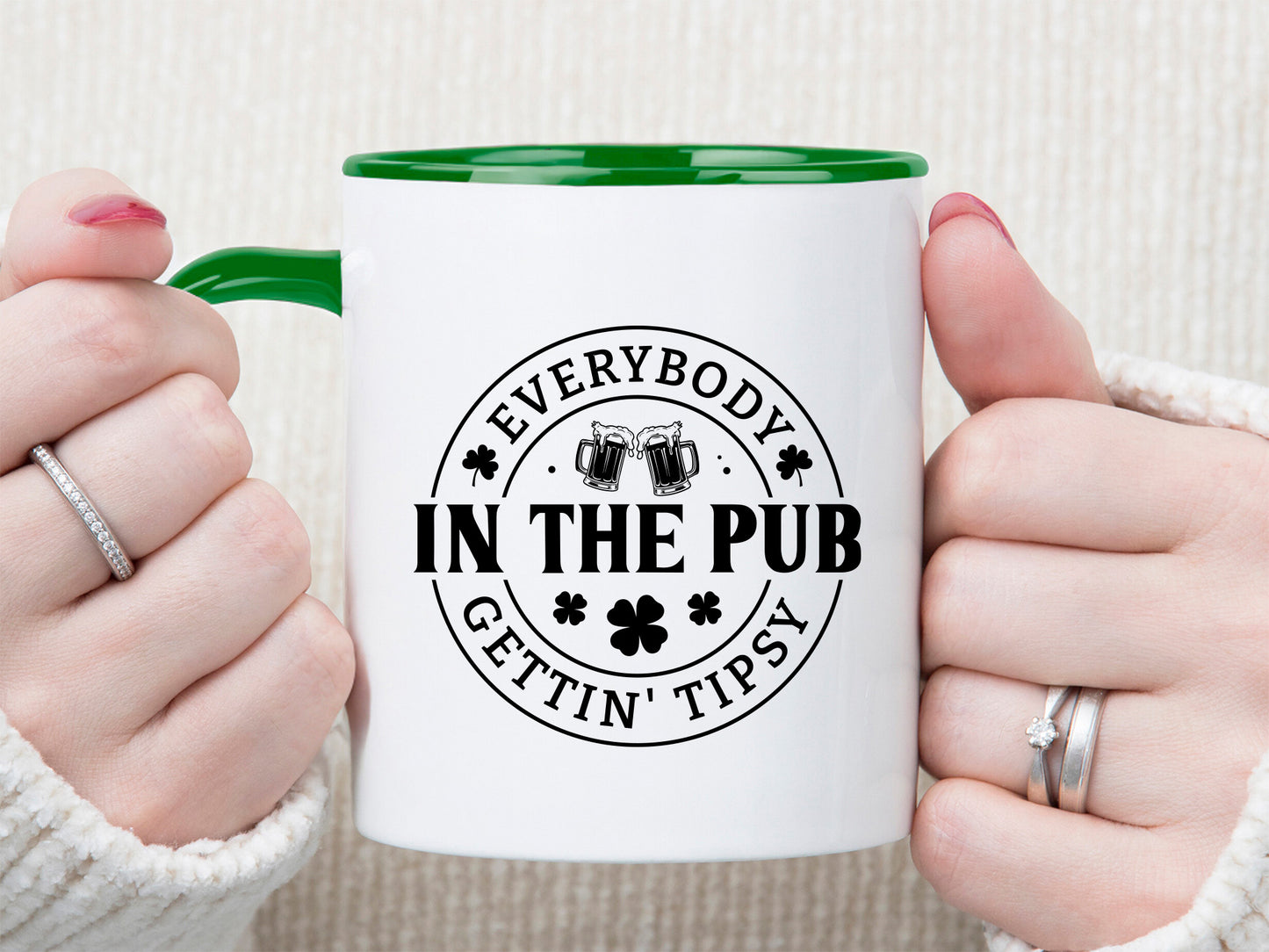 Everybody in the Pub Gettin' Tipsy, St Patrick's Day SVG