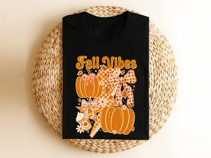 Fall Vibes Coquette Bow PNG Sublimation