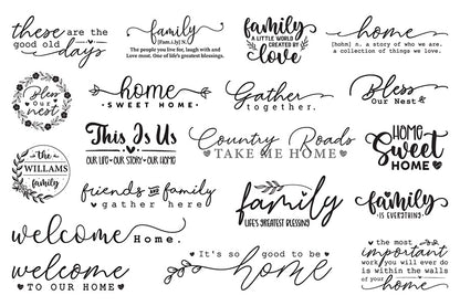 Family Sign SVG Bundle