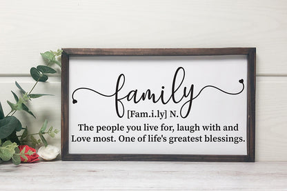 Family Sign SVG Bundle