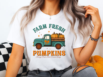Farm Fresh Pumpkins, Coquette Fall Sublimation