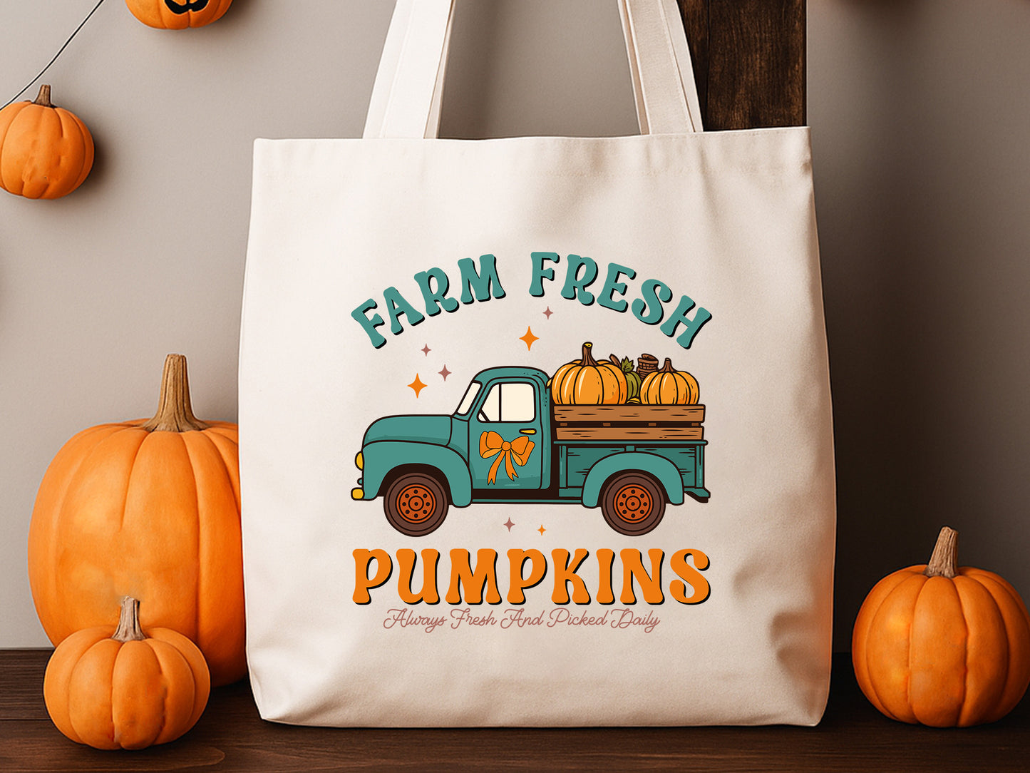 Farm Fresh Pumpkins, Coquette Fall Sublimation