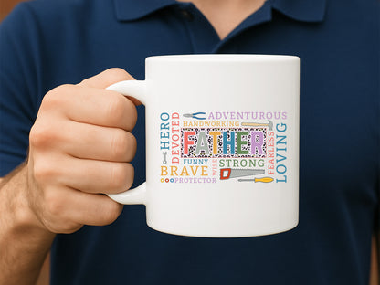 Father Hardworking Loving Strong Sublimation