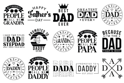 Father's Day SVG Cut File Bundle