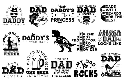 Fathers Day SVG Designs Bundle