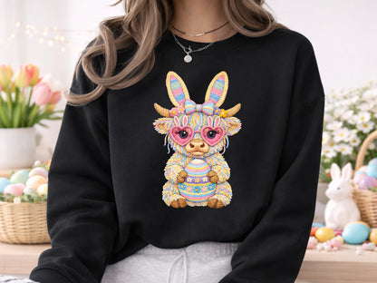 Faux Bunny & Egg Easter Sublimation Transfer