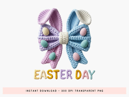 Faux Coquette Easter Day Sublimation Design