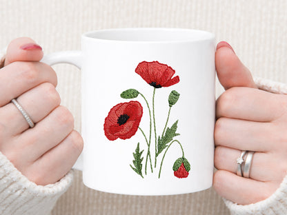 Faux Crochet Wildflower Sublimation PNG