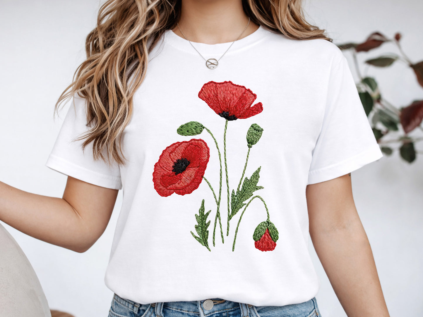 Faux Crochet Wildflower Sublimation PNG