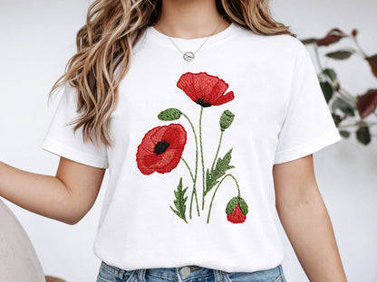 Faux Crochet Wildflower Sublimation PNG
