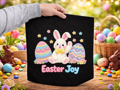 Faux Embroidery Easter Joy Sublimation PNG