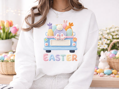 Faux Embroidery Easter PNG Sublimation Bundle