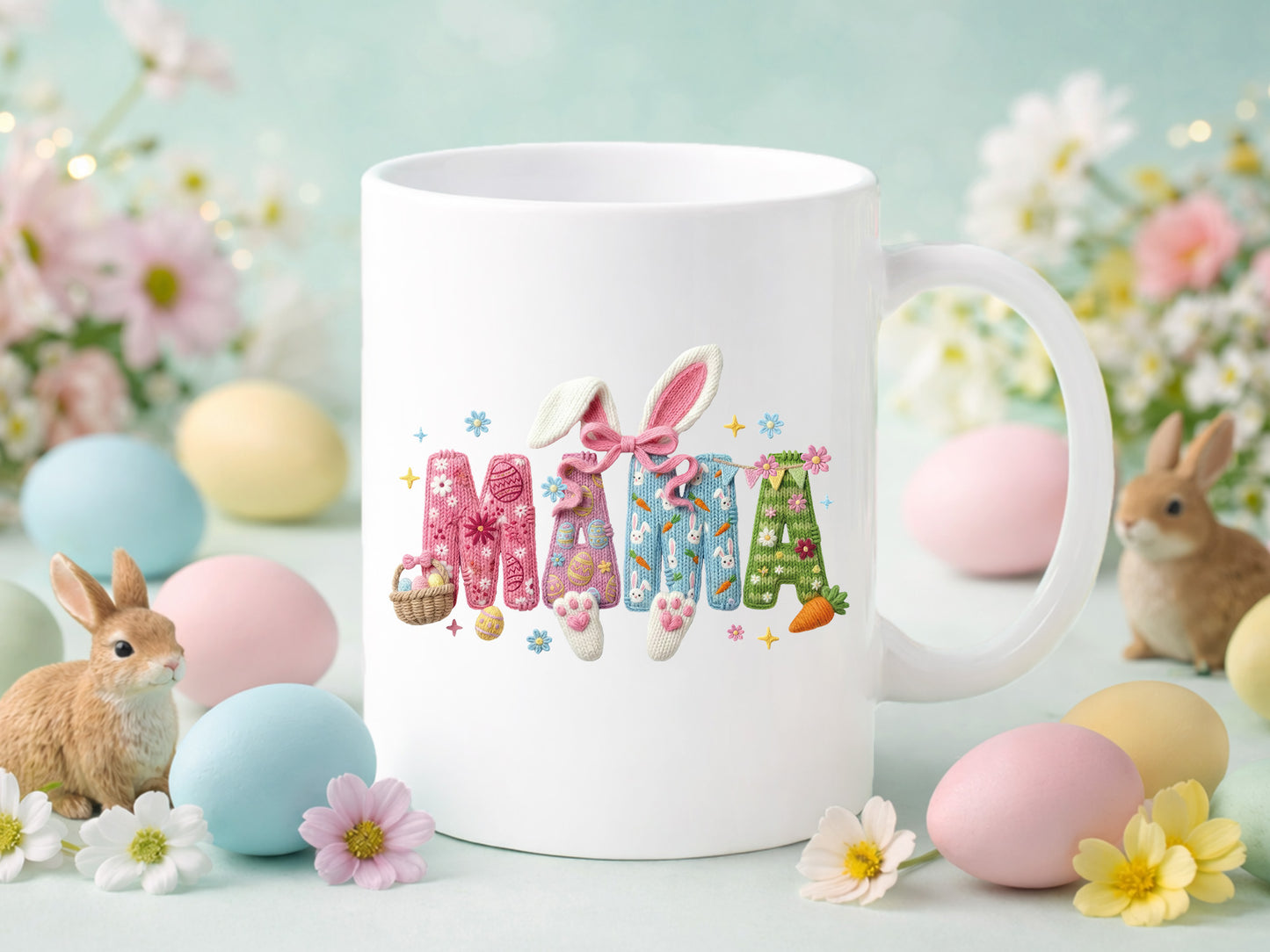 Faux Mama Easter Sublimation Transfer