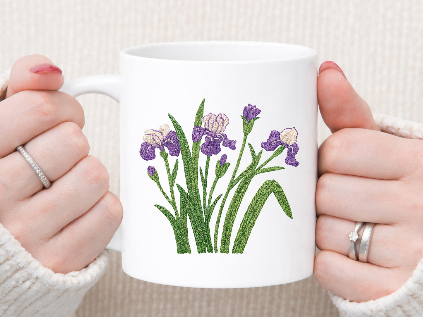 Faux Spring Wildflower Sublimation Transfer