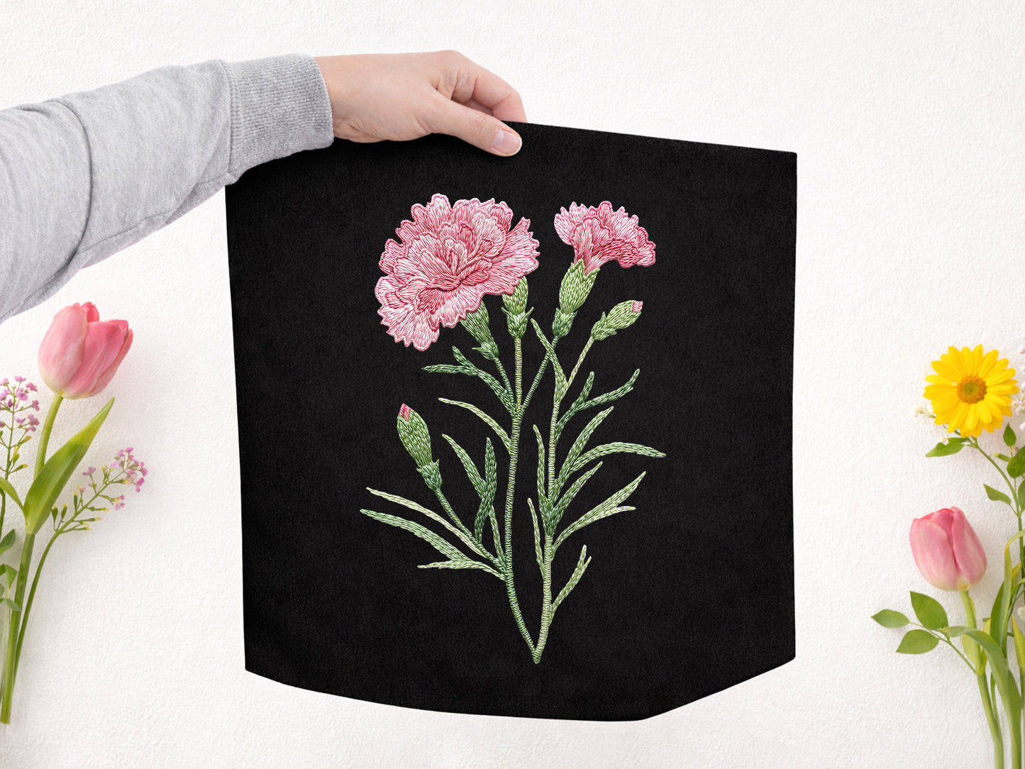 Faux Spring Wildflower Sublimation Transfer