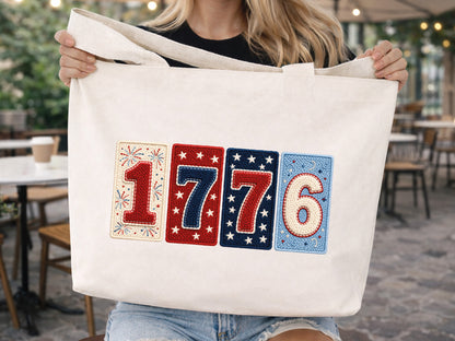 Faux Yarn 1776 4th of July Sublimation PNG
