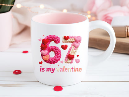 Faux Yarn 67 is My Valentine Sublimation
