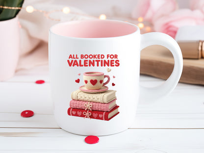 Faux Yarn All Booked for Valentines Sublimation Design