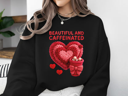 Faux Yarn Lovely and Caffeinated Valentine Sublimation