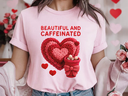 Faux Yarn Lovely and Caffeinated Valentine Sublimation
