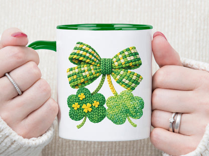 Faux Yarn Coquette Clover St Patrick's Clipart