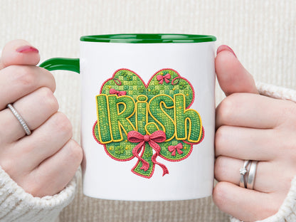 Faux Yarn Coquette Irish St Patrick's Day PNG