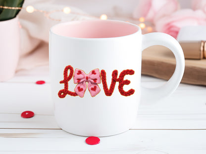 Faux Yarn Coquette Love Valentine Sublimation Design