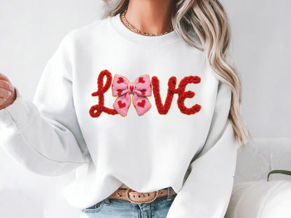 Faux Yarn Coquette Love Valentine Sublimation Design