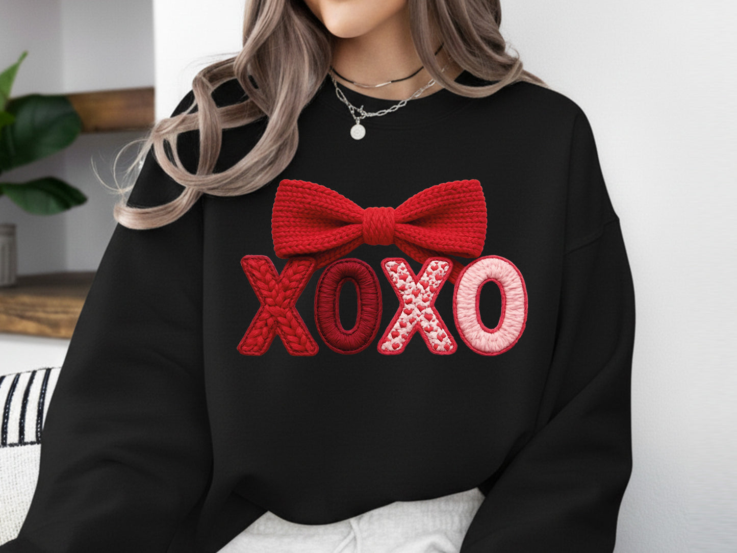 Faux Yarn Coquette Valentine Sublimation PNG