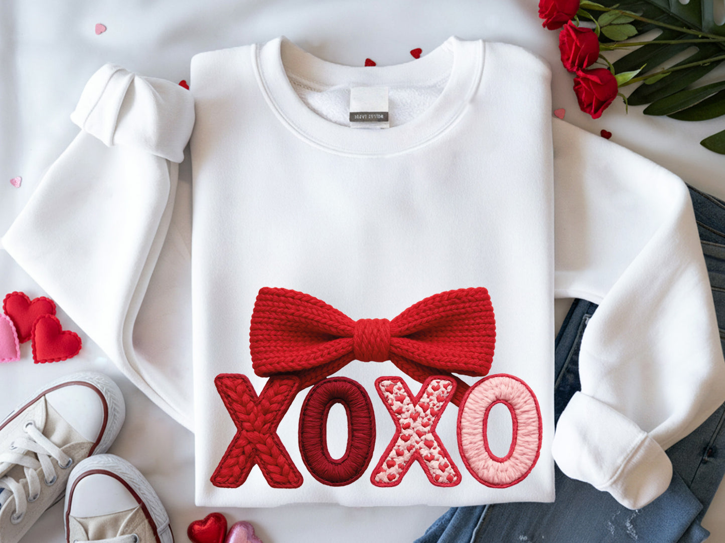 Faux Yarn Coquette Valentine Sublimation PNG