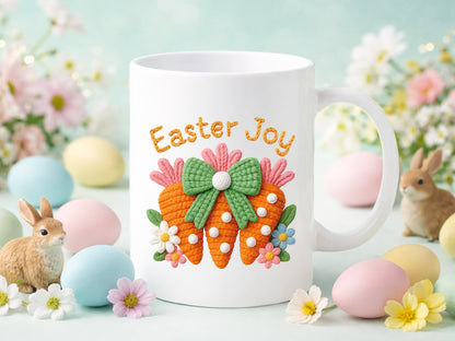 Faux Yarn Easter Joy Sublimation PNG
