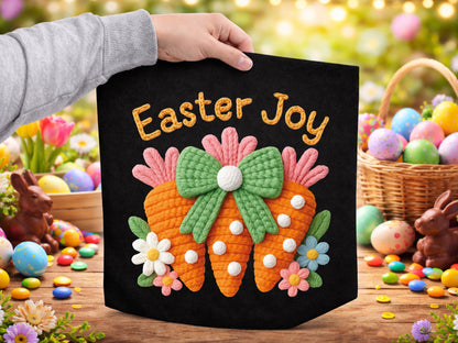 Faux Yarn Easter Joy Sublimation PNG