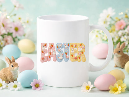 Faux Yarn Easter Sublimation Transfer
