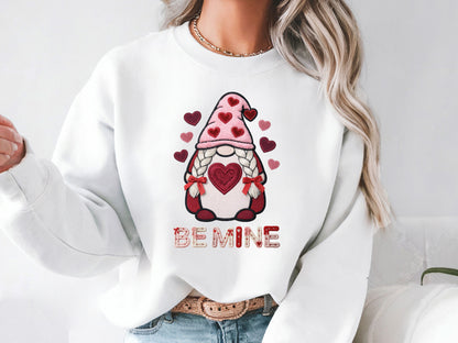 Faux Yarn Gnome Be Mine Valentine Sublimation