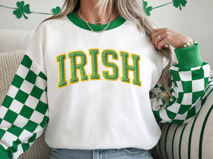 Faux Yarn Irish St Patrick's Day Sublimation PNG