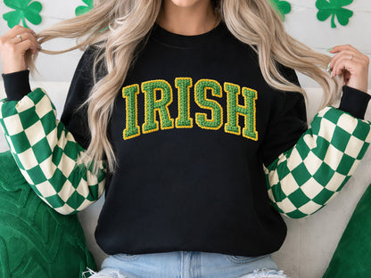 Faux Yarn Irish St Patrick's Day Sublimation PNG
