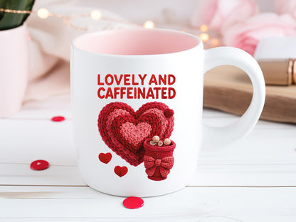 Faux Yarn Lovely and Caffeinated Valentine Sublimation